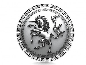 unicorn pendant 3D Print Model