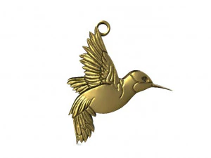 ciondolo uccello 3 Modello di stampa 3D