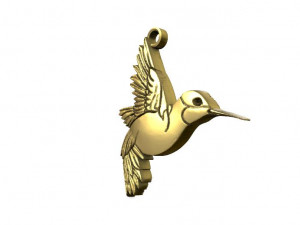 bird pendant 3 Model Cetak 3D