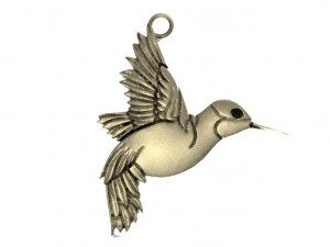 bird pendant 3 Model Cetak 3D