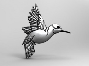 bird pendant 3 Model Cetak 3D