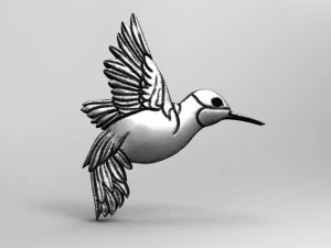 bird pendant 3 3D Print Model