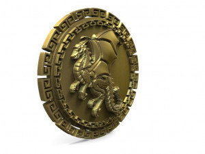 dragon pendant 7 Modelo de Impressão 3D