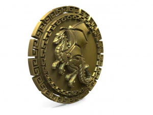 dragon pendant 7 3D Print Model