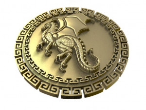 dragon pendant 7 Modelo de Impressão 3D