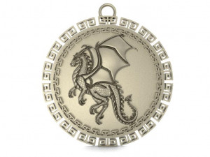 dragon pendant 7 Modelo de Impressão 3D