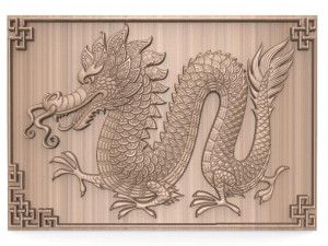 chinese dragon cnc 3D Print Model