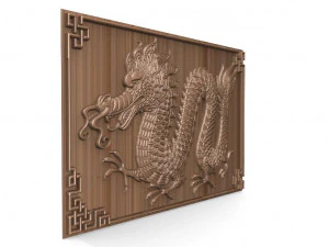 chinese dragon cnc 3D Print Model