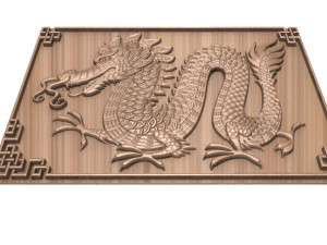 chinese dragon cnc 3Dプリントモデル