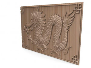 chinese dragon cnc 3D Print Model