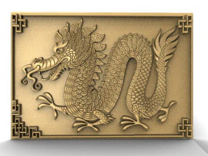 chinese dragon cnc 3D Print Model