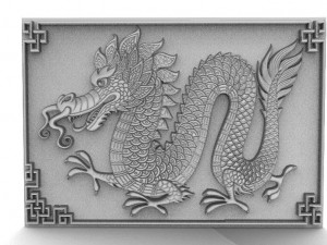 chinese dragon cnc 3Dプリントモデル