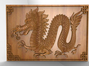 chinese dragon cnc 3D Print Model