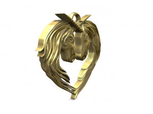 unicorns pendant 3D Print Model