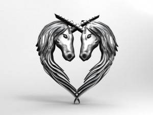 unicorns pendant 3D Print Model