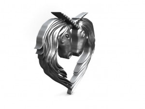 unicorns pendant 3D Print Model
