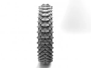 dragon scale ring 3D Print Model
