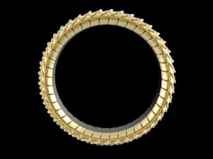 dragon scale ring Modelo de Impressão 3D