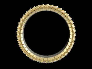 dragon scale ring 3D Print Model