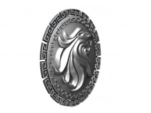 lion pendant 5 Model do druku 3D