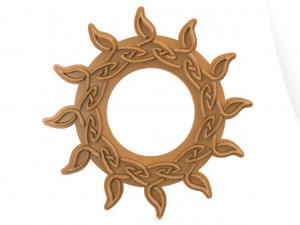 celtic sun cnc 3D Print Model