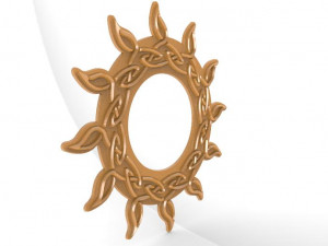 celtic sun cnc 3D Print Model