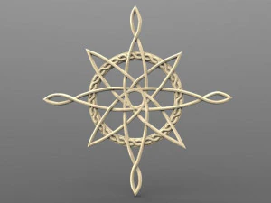 celtic north star cnc 3D Print Model