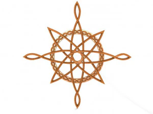 celtic north star cnc 3D Print Model