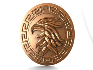 eagle bas-relief 3 3D Print Model