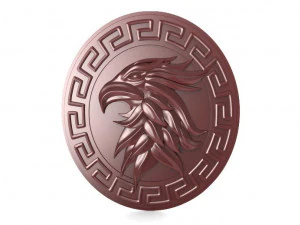 eagle bas-relief 3 3D Print Model