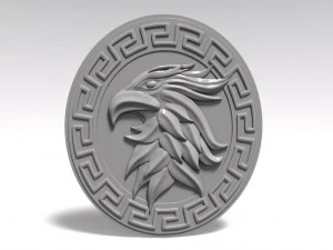 eagle bas-relief 3 3D Print Model