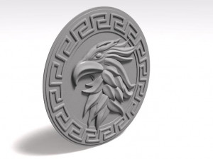 eagle bas-relief 3 3D-Druckmodell