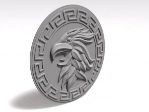 eagle bas-relief 3 3D Print Model