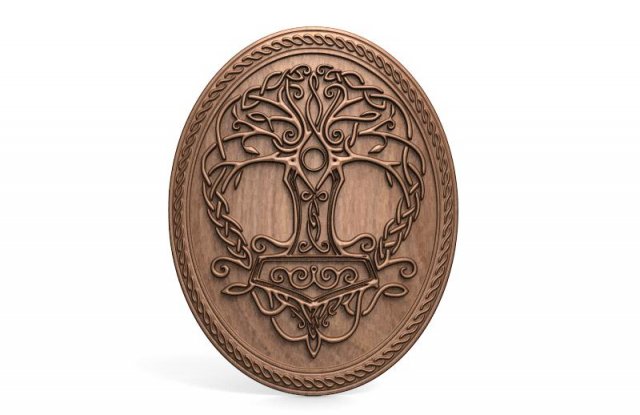 tree of life 2 cnc 3D Print Model .c4d .max .obj .3ds .fbx .stl .blend 