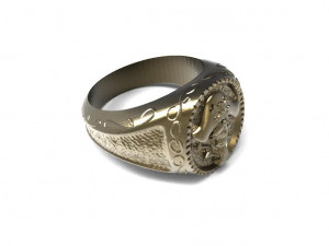 pirate skull ring Modelo de impresión 3D