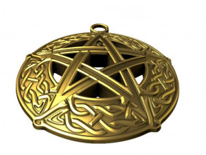 celtic pentagram 3D 프린트 모델