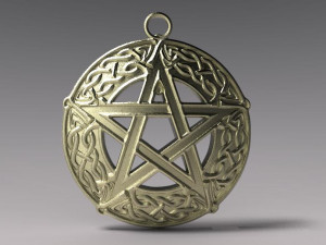 celtic pentagram 3D 프린트 모델
