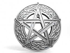 celtic pentagram 3D 프린트 모델