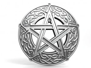 celtic pentagram 3D Print Model