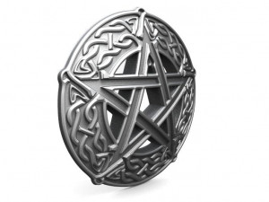 celtic pentagram 3D 프린트 모델