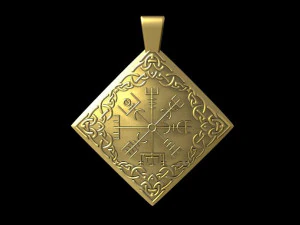 кулон вегвізир 3D Принт Модель