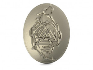 valknut wolf pendant 3D Print Model