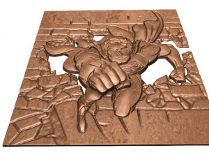 superman cnc 3D Print Model