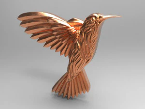 hummingbird pendant 4 3D Print Model
