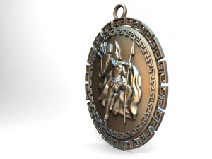 spartan pendant 11 3D Print Model