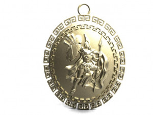 spartan pendant 11 3D 프린트 모델