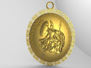 spartan pendant 11 3D 프린트 모델