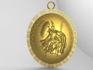 spartan pendant 11 3D Print Model