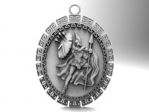 spartan pendant 11 3D 프린트 모델