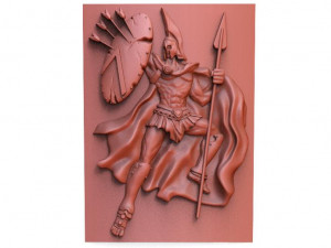 spartan soldier cnc 3D Print Model